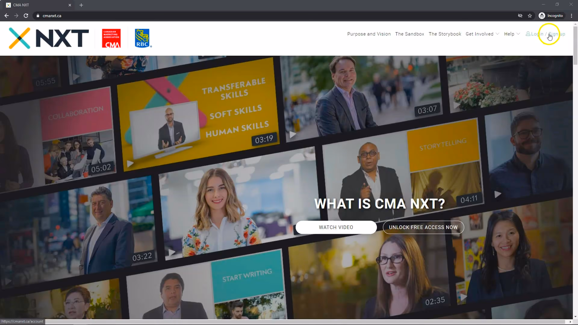 CMA NXT — free masterclass video platform